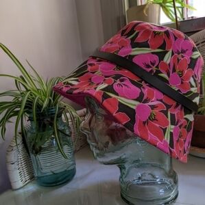 KATE SPADE Rio Tropical Floral Bow Bucket Hat